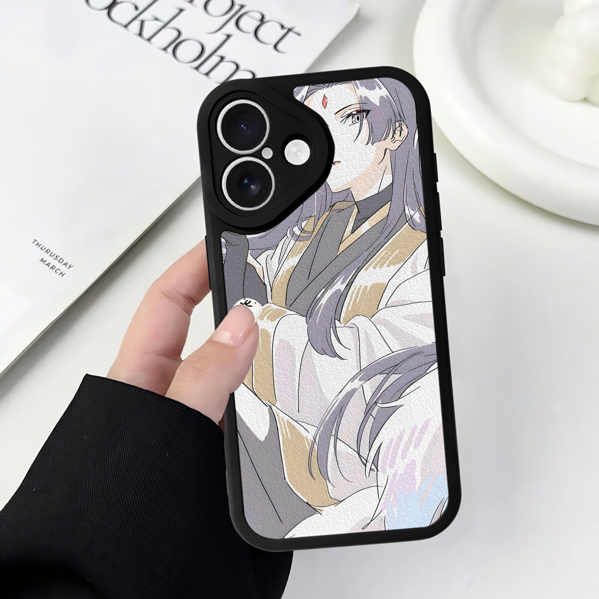 薬屋のひとりごと The Apothecary Diaries 【iPhone 16シリーズ対応】シリコンスマホケース（レザー調） 材質：シリコン